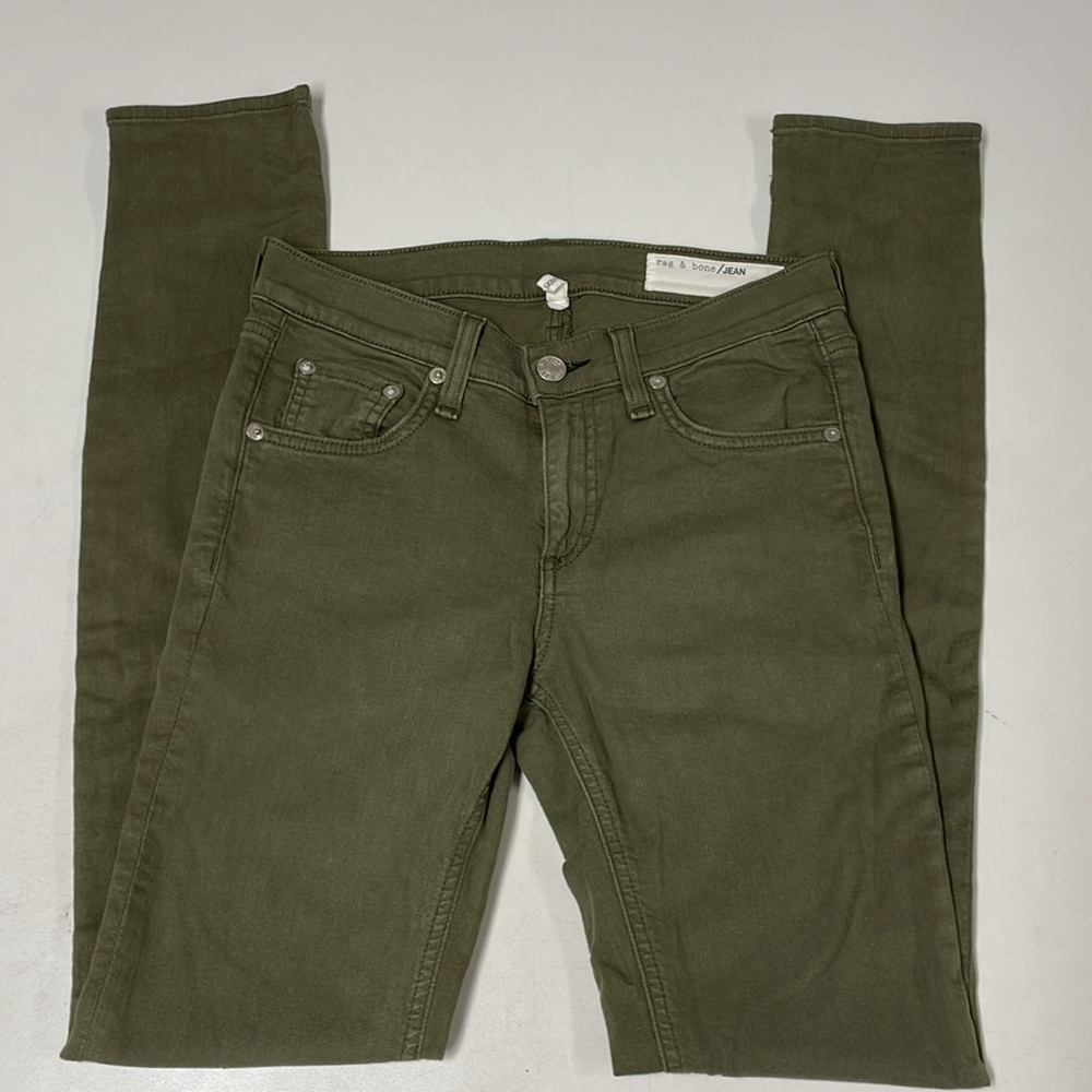 Rag & bone army green skinny jean